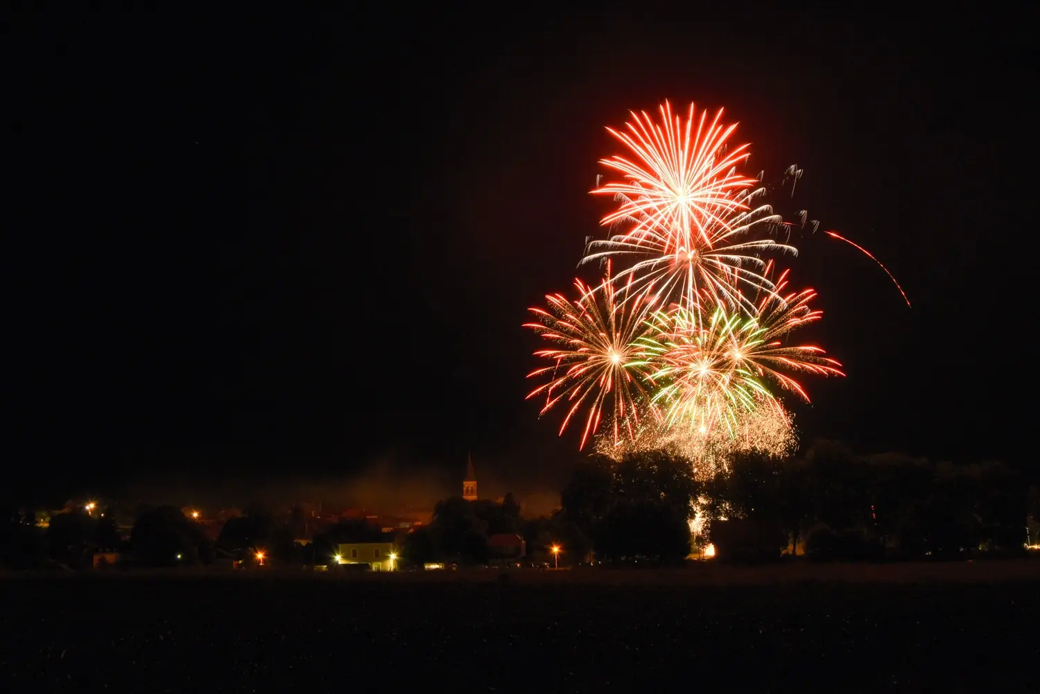 Feu d'artifice Négrondes