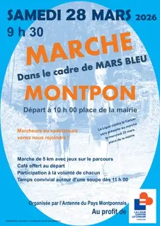 Marche-mars-bleu-montpon-vallee-isle-perigord