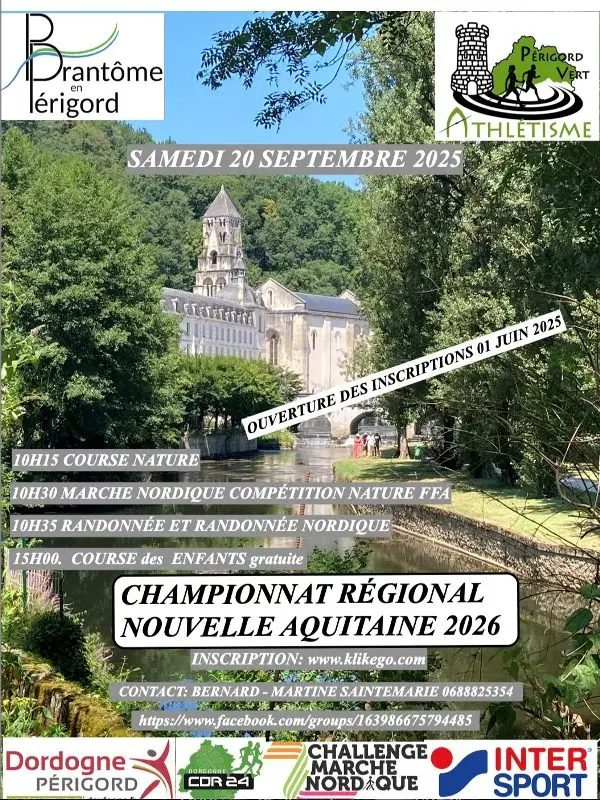 Marche nordique Brantôme  2025