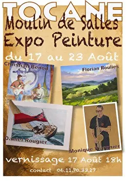 Moulin de salles - expo peinture