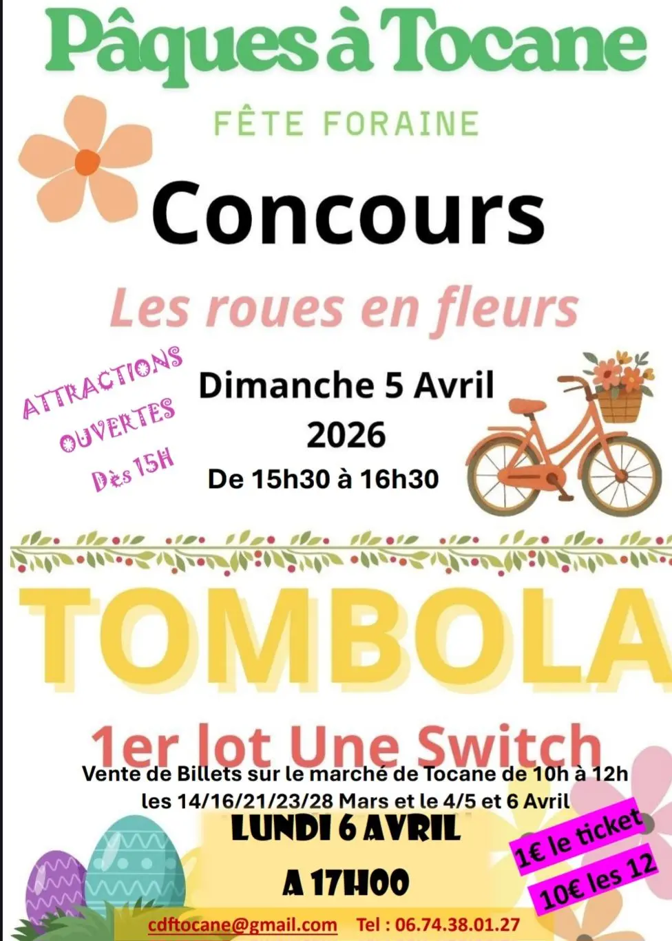 Pâques à Tocane 5 avril