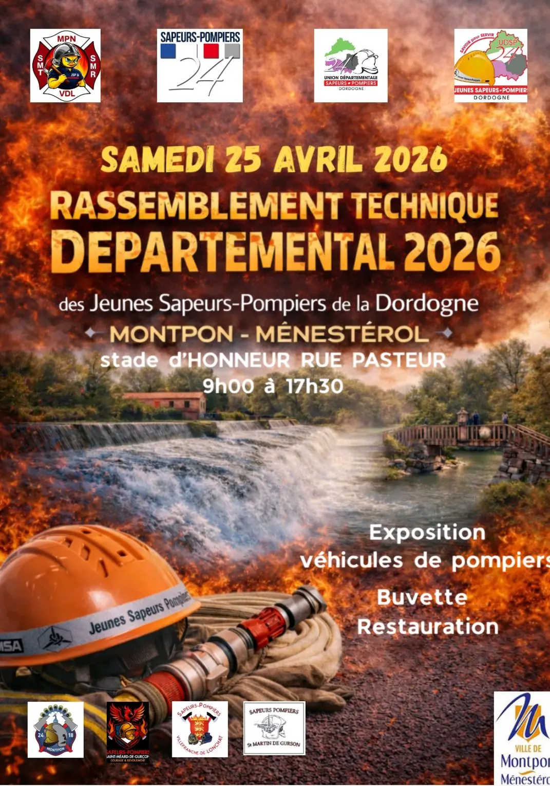 Pompiers-Montpon-Valle-isle-perigord