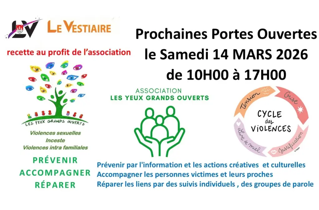 Portes ouvertes Vestiaires 14 mars 2026
