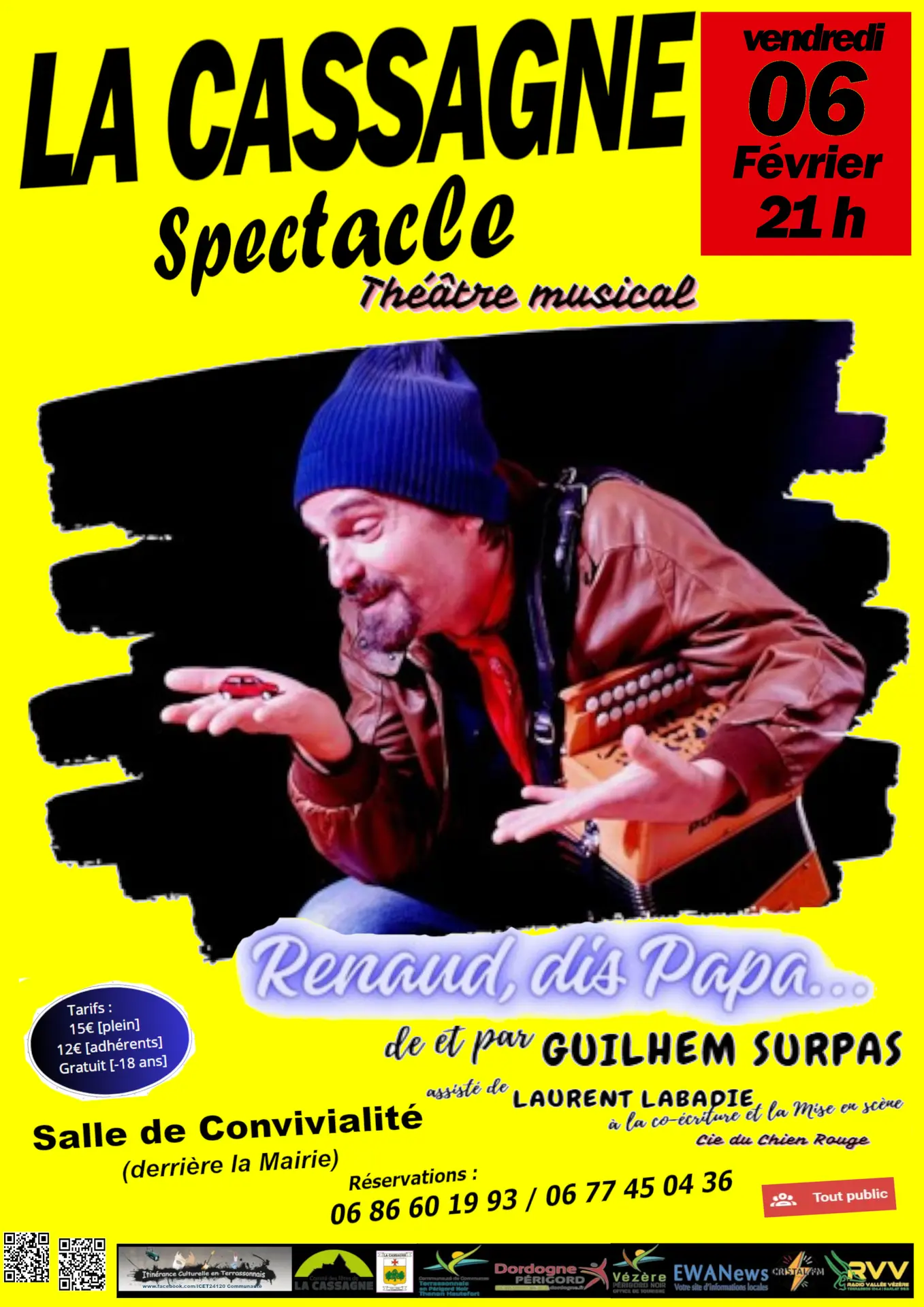 Renaud, Dis papa_Affiche