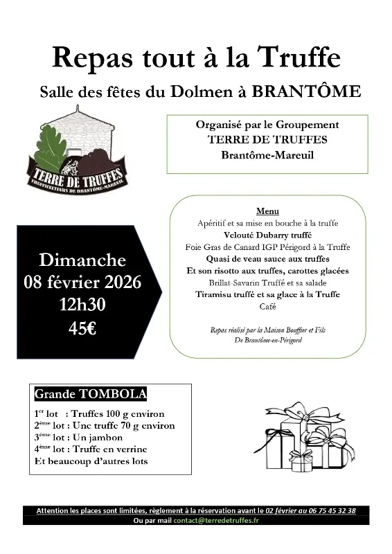 Repas tout à la truffe 08.02.26