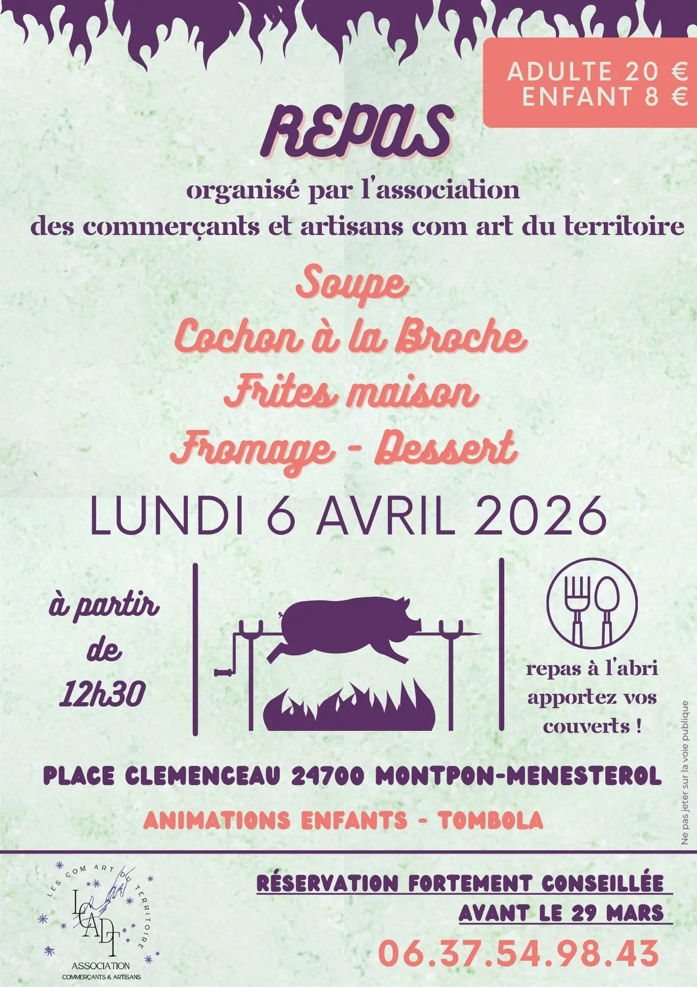 Repas-cochon-braisé-Comart-vallee-isle-perigord