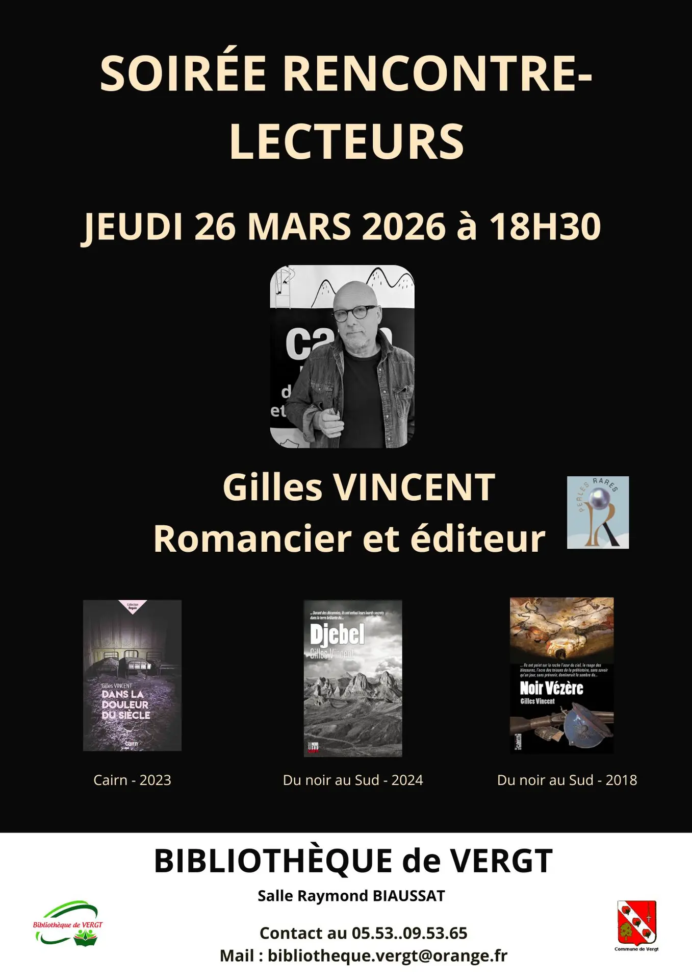 SOIRÉE RENCONTRE-LECTEURS - 1