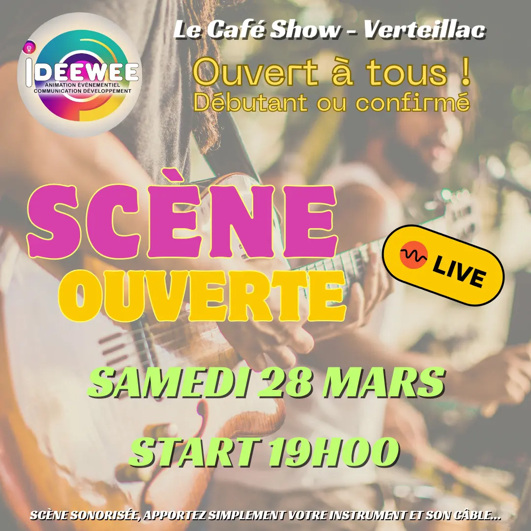 Scène ouverte Instagram Post - 1