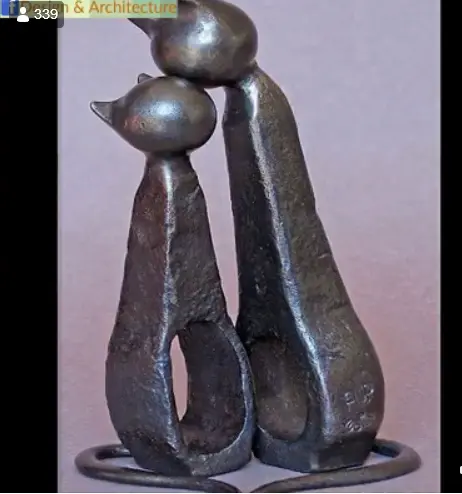 Sculture métal Christian Geneste