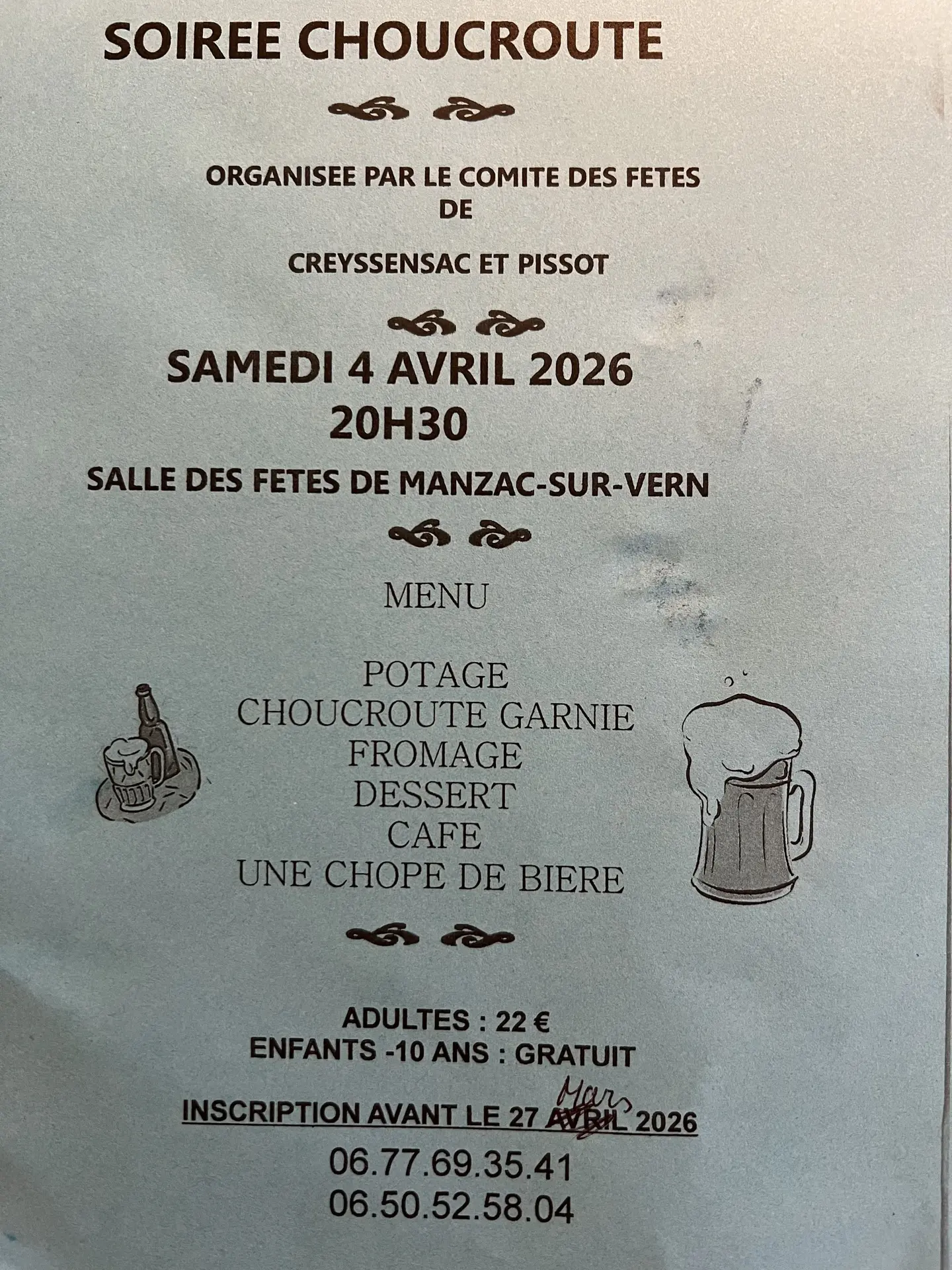 Saint-Paul-de-Serre - Soirée choucroute-1772815532