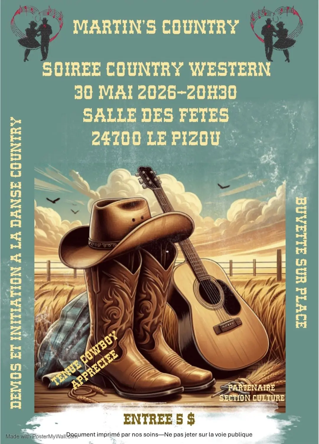 Soirée-country-le-Pizou-vallee-isle-perigord