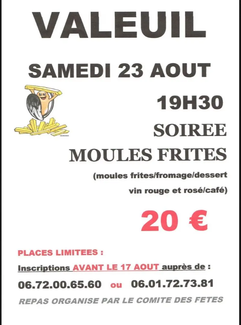 Soirée moules-frites