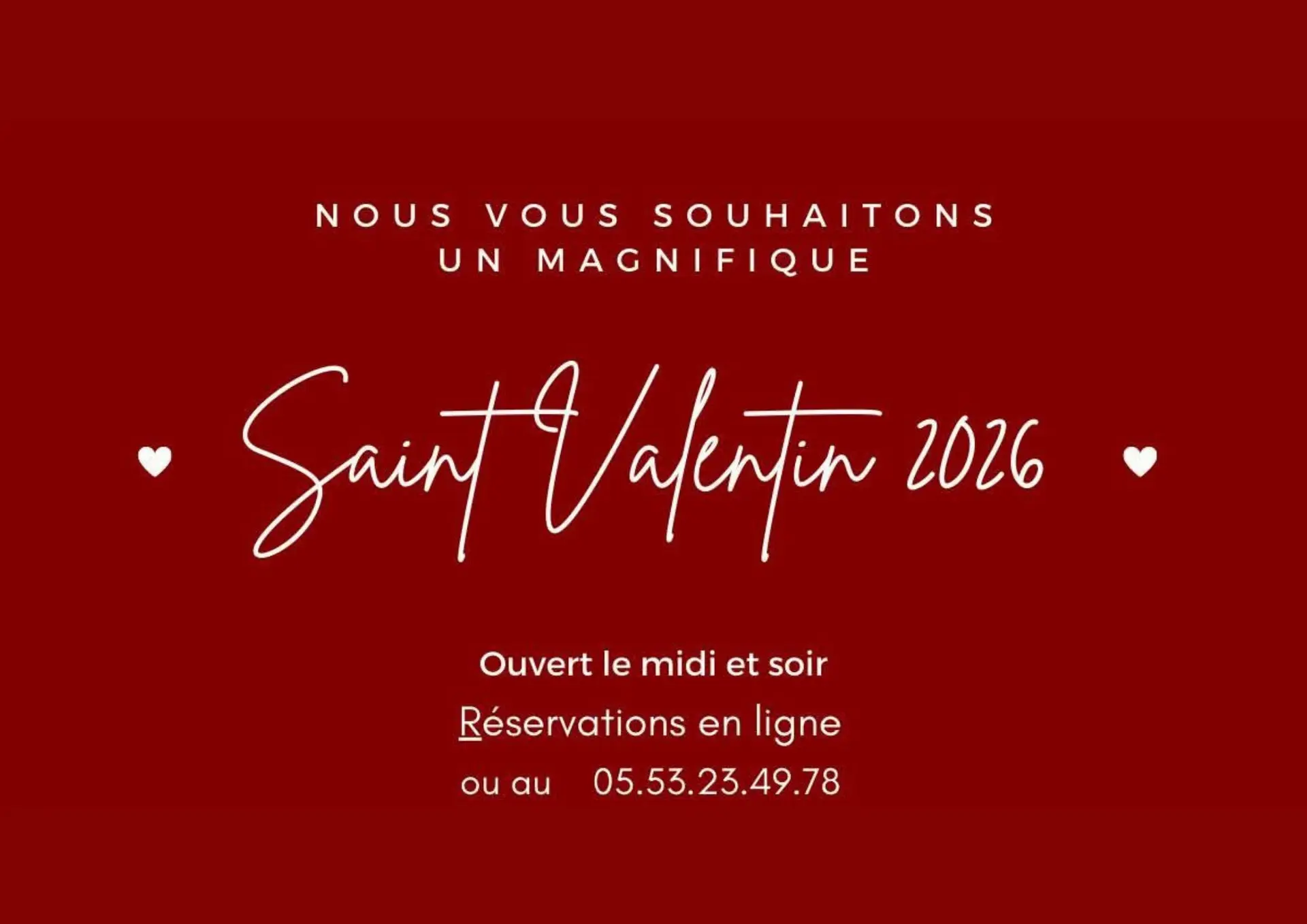 St Valentin Atelier 14 fév 26 Issigeac