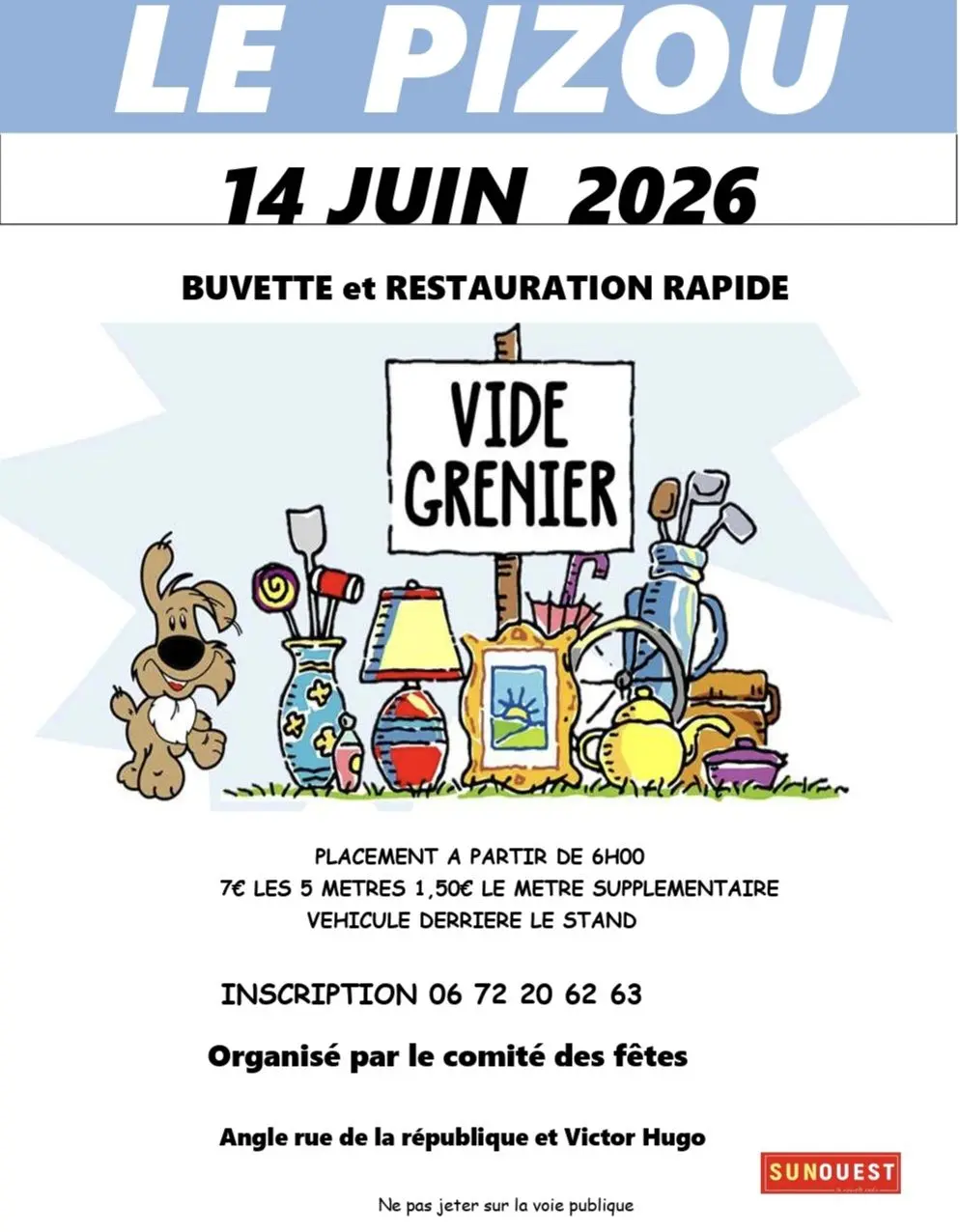Vide-greniers-Le-Pizou-vallée-isle-perigord