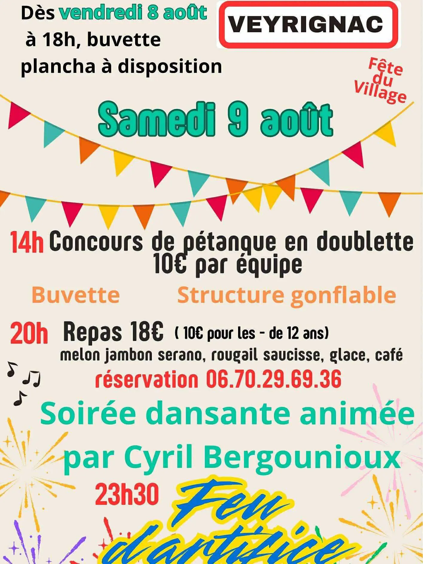 Veyrignac en fête 9 Aout