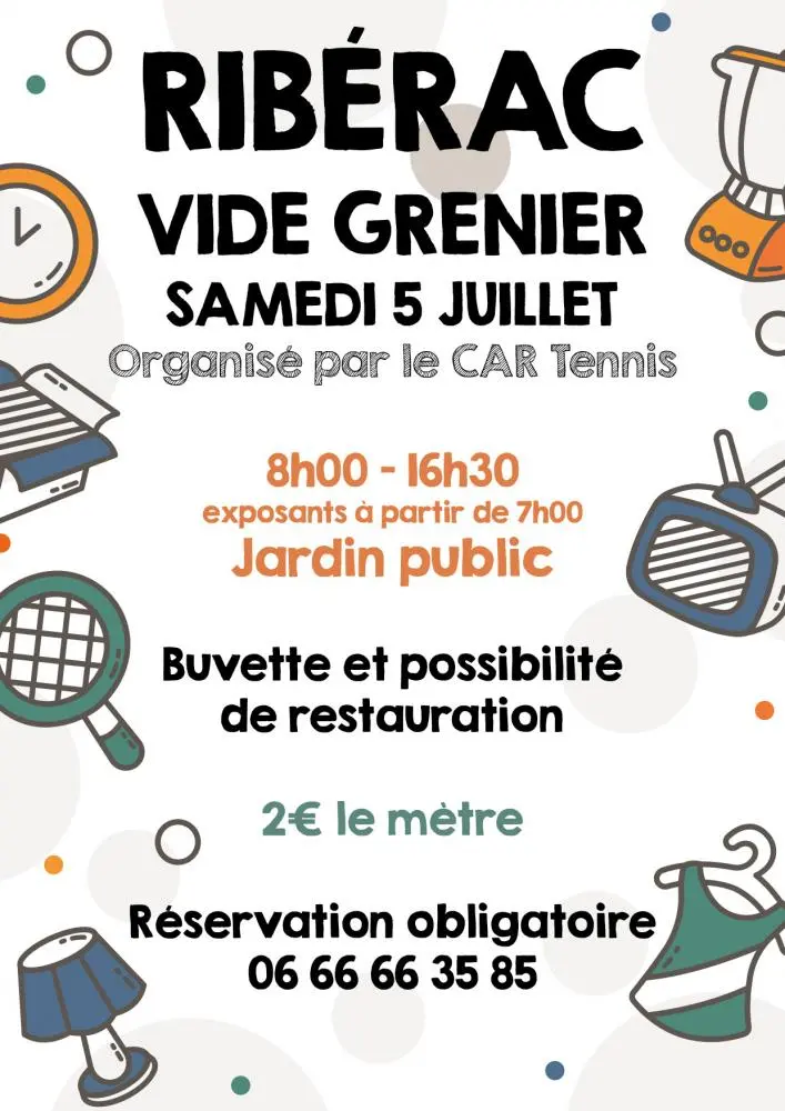 Vide grenier CAR Tennis