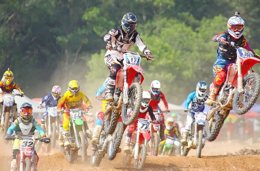 motocross course prairie