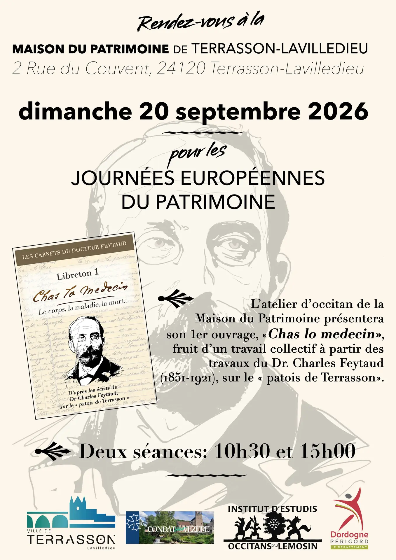 affiche Maison du Patrimoine