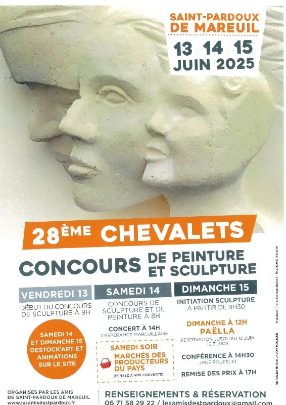 affiche Chevalets St-Pardoux 2025