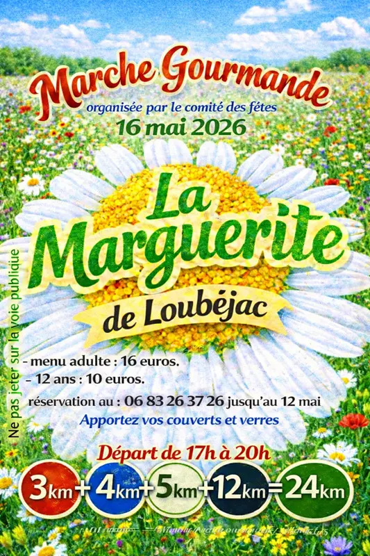 affiche marche gourmande 2026