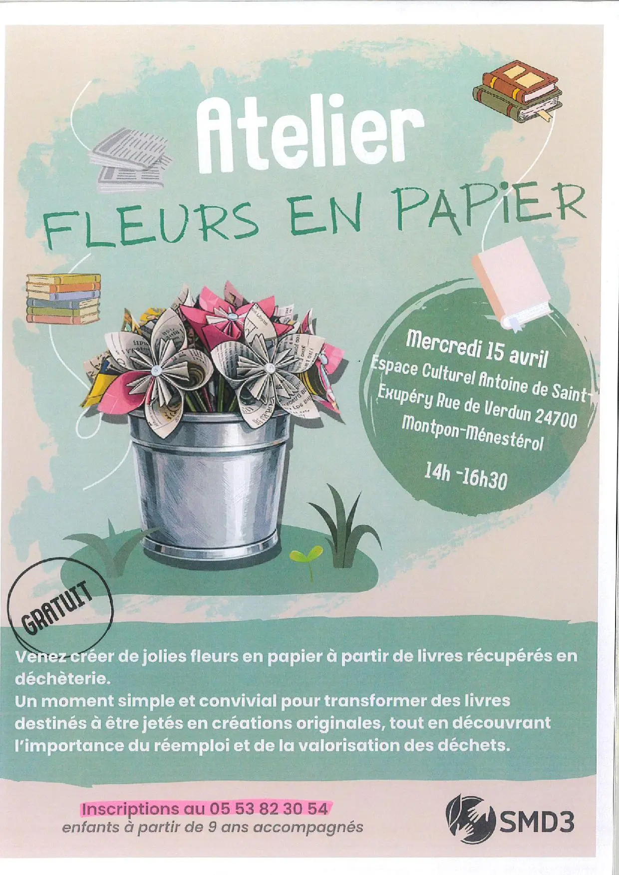 atelier-fleurs-en-papier-vallee-isle-perigord