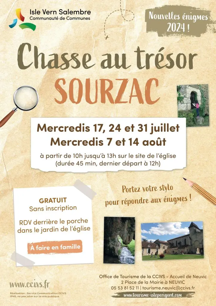 chasse au trésor SOURZAC 2024