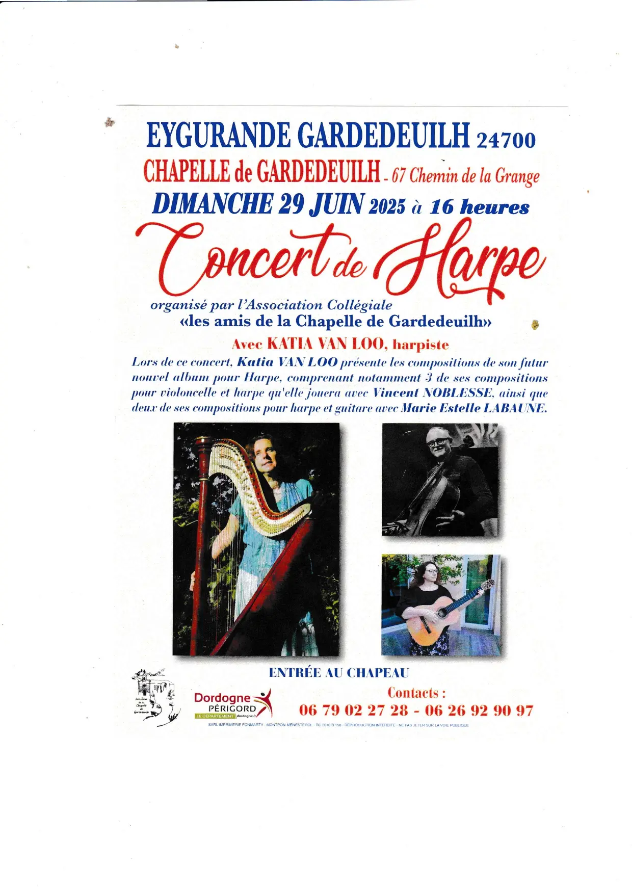 concert harpe Eygurande