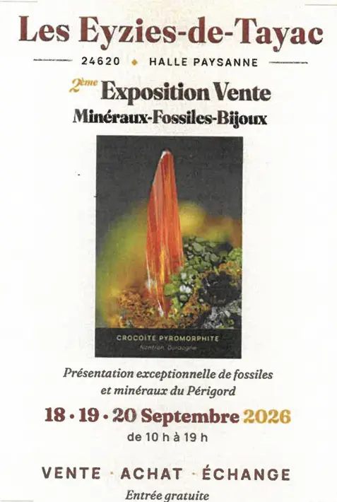 expo minéraux fossiles