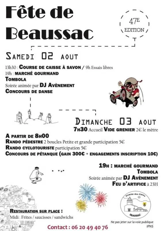 fête patronale Beaussac