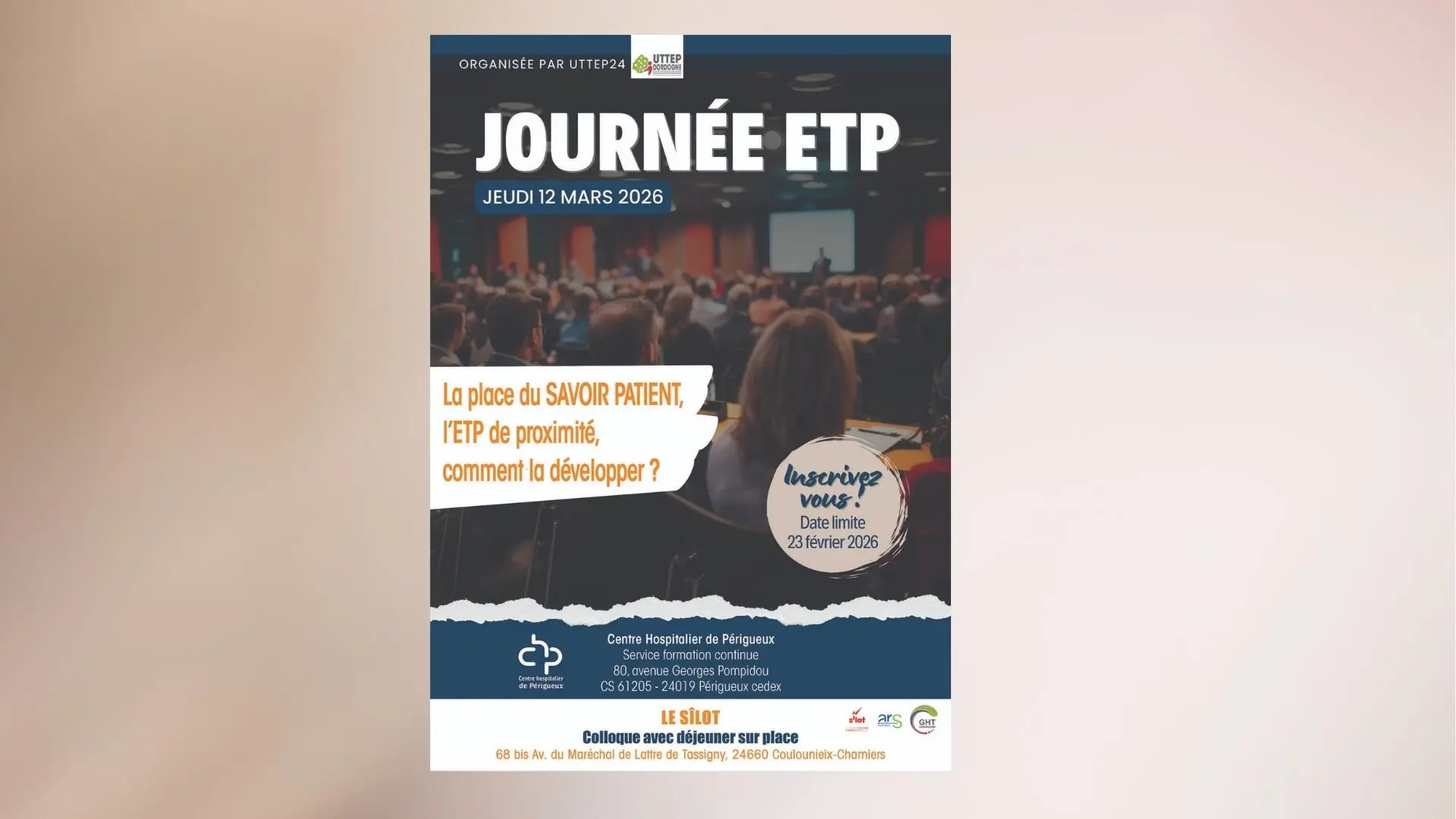 Conférence Éducation thérapeutique des patients