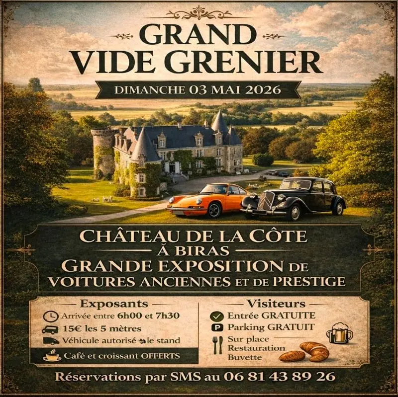 grand vide-grenier Biras 03.05.26