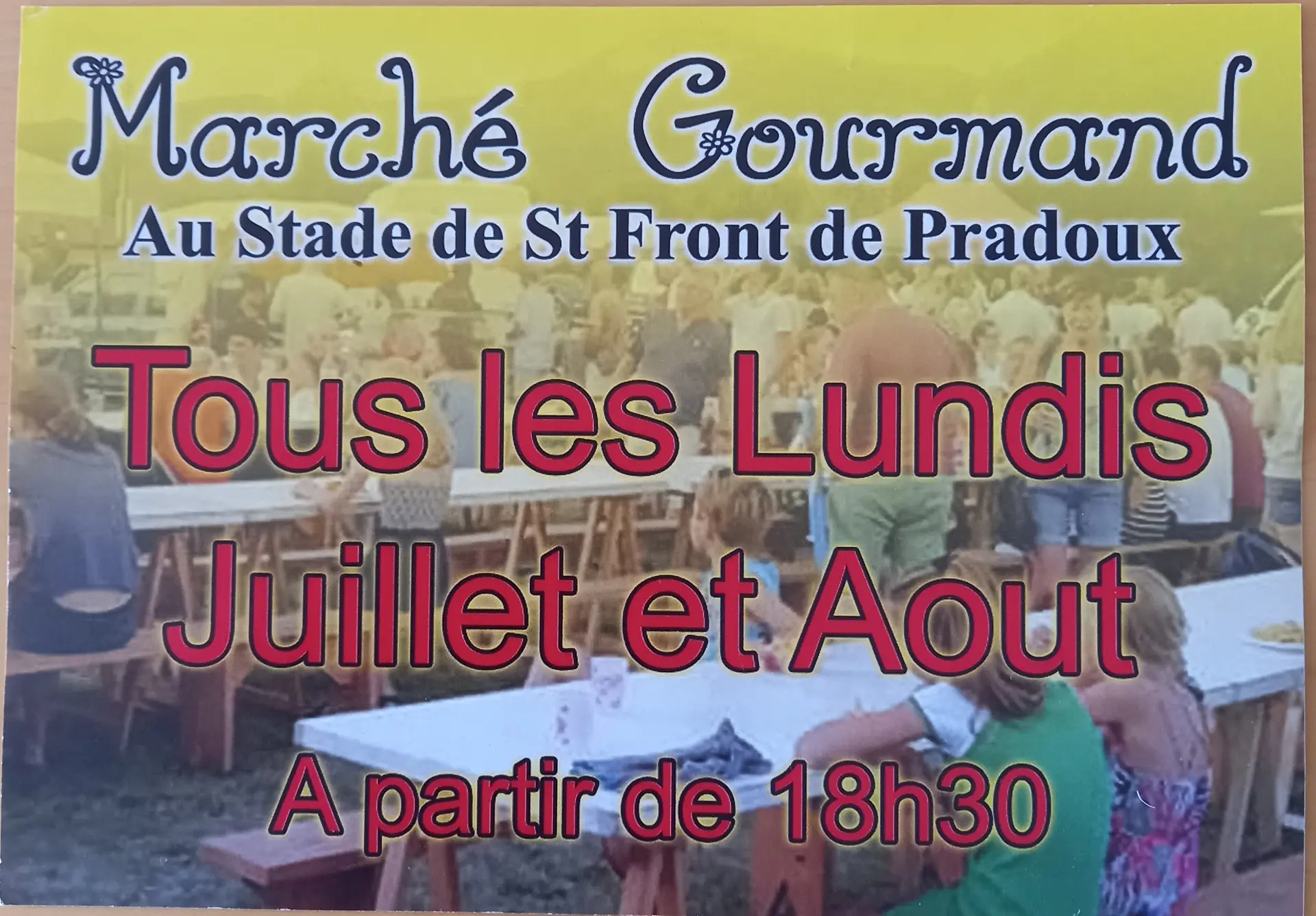 marché gourmand st front pradoux