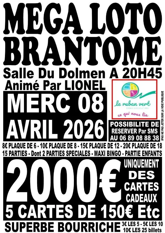 méga loto brantome