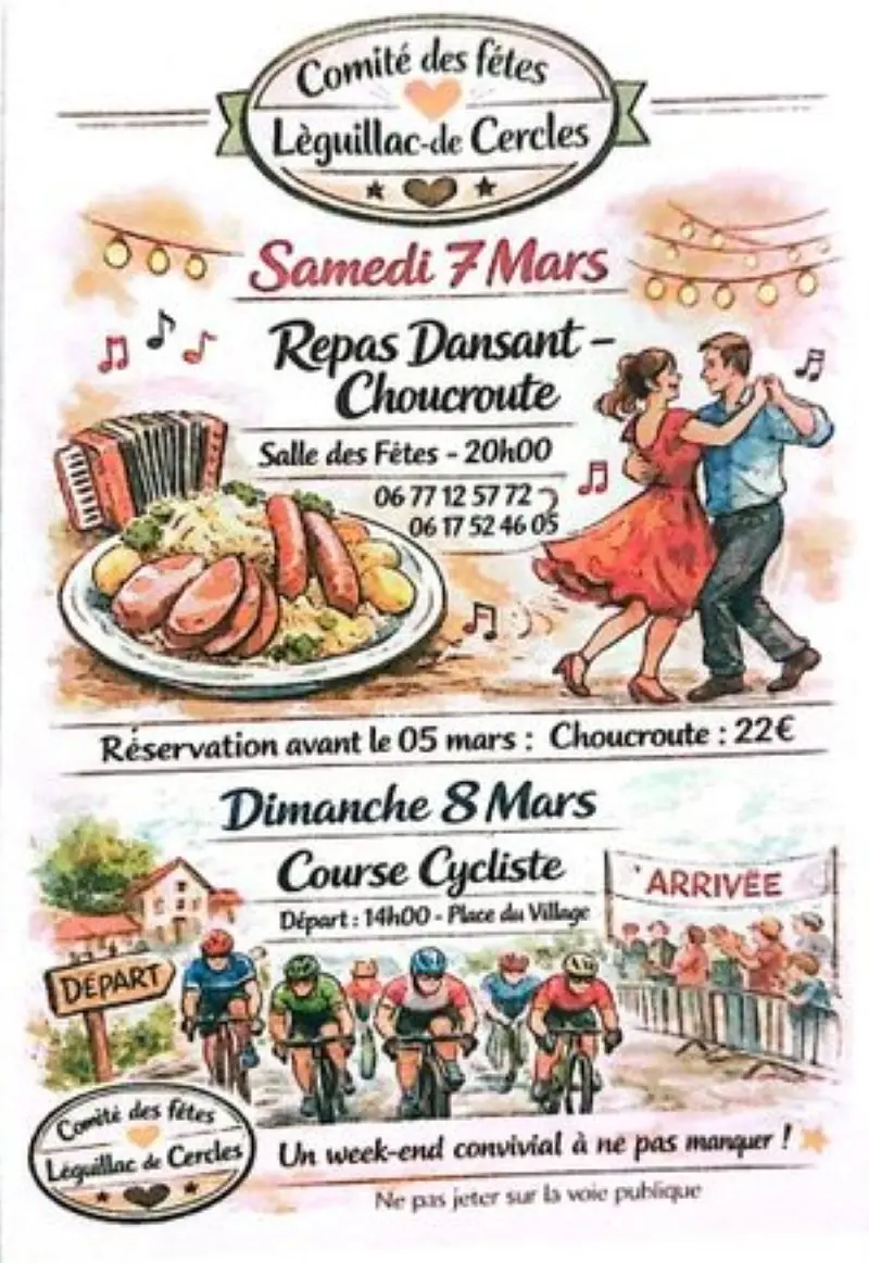 soirée choucroute & course cycliste