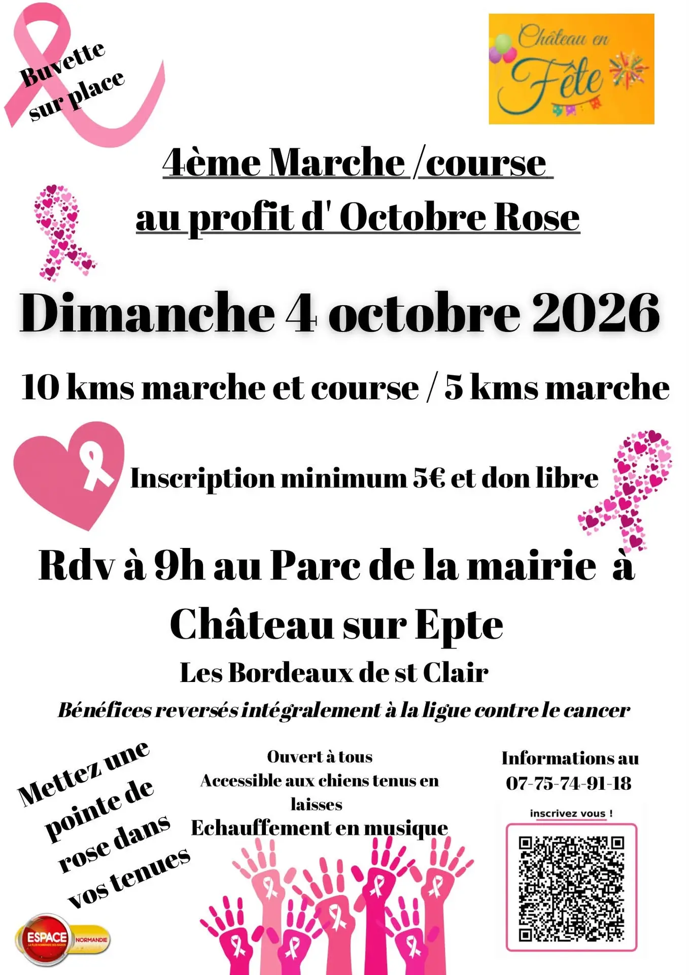 4ème marche et course Château-sur-Epte 04 10 26