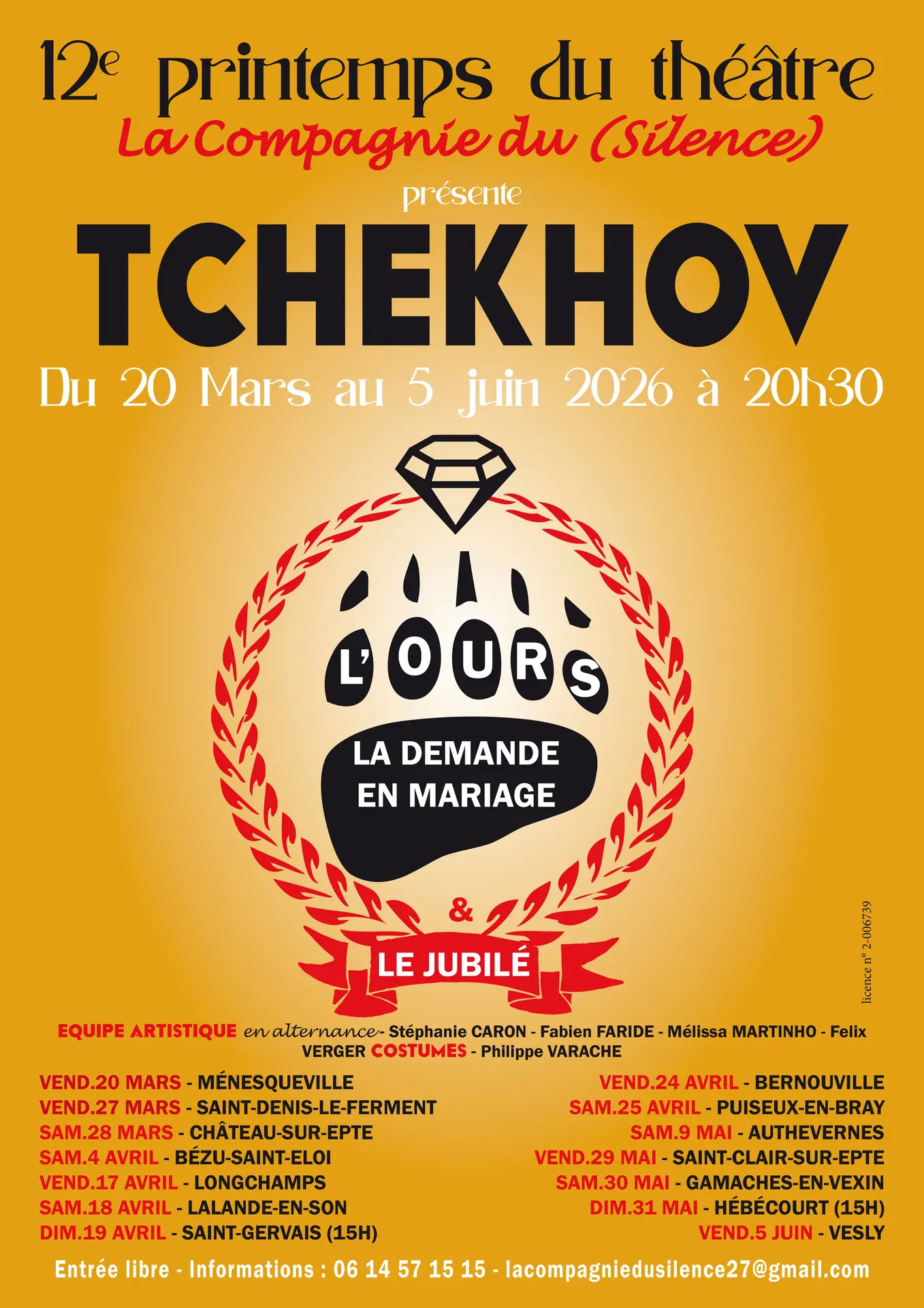 12e printemps du théâtre 20.03 05.06