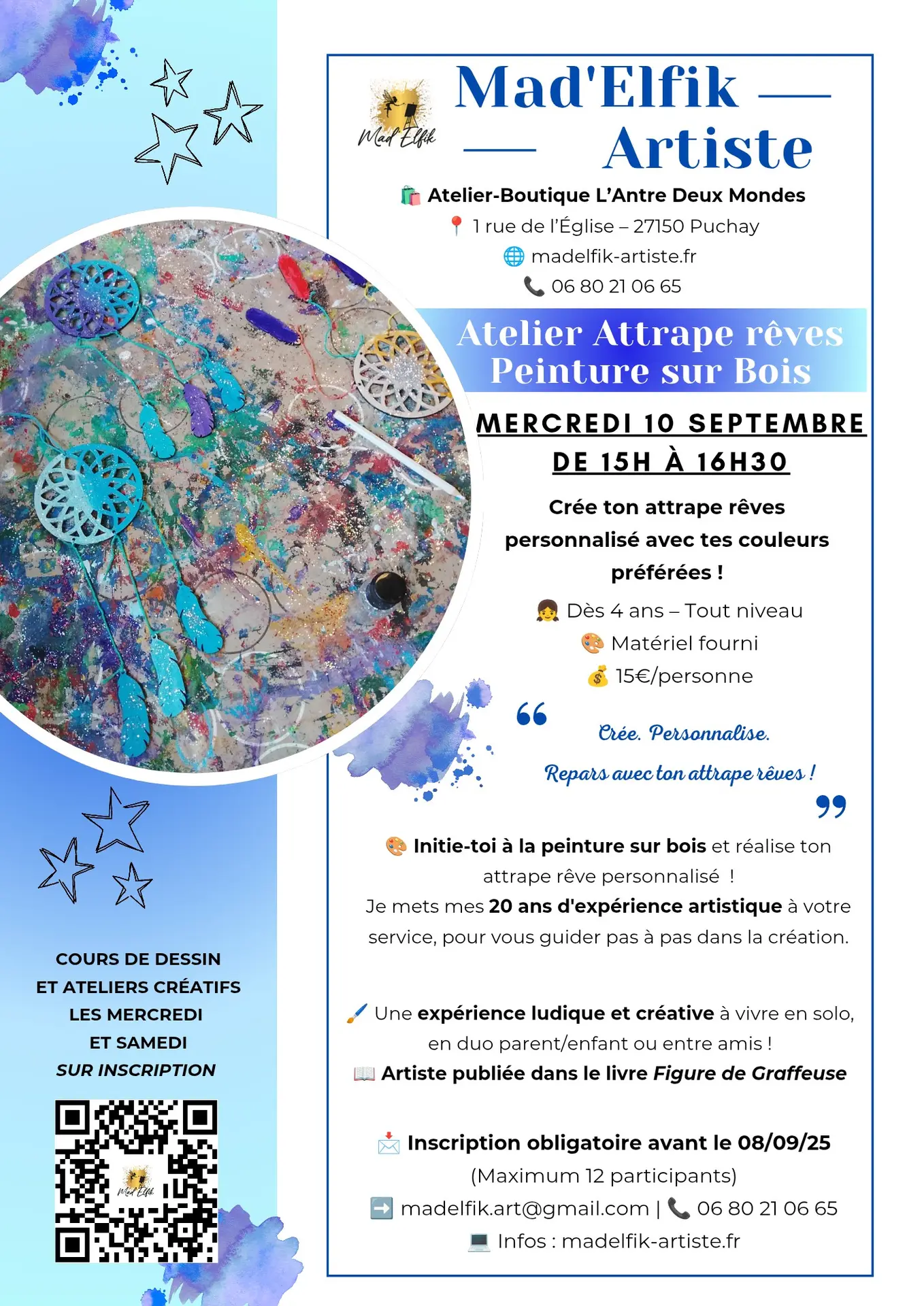 Atelier attrape-rêve Puchay 10 09 25