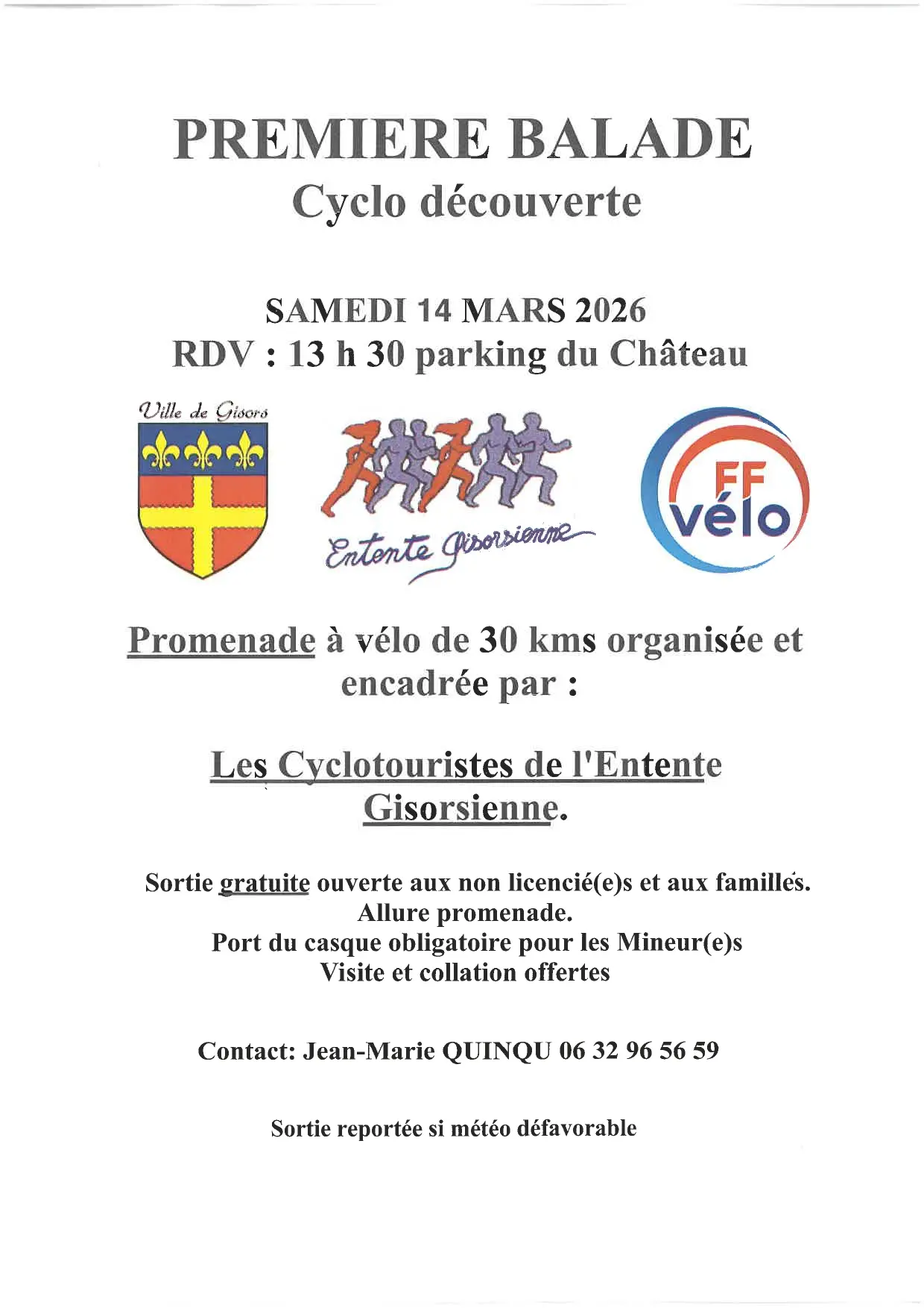 Balade Cyclo Gisors 14 03 26