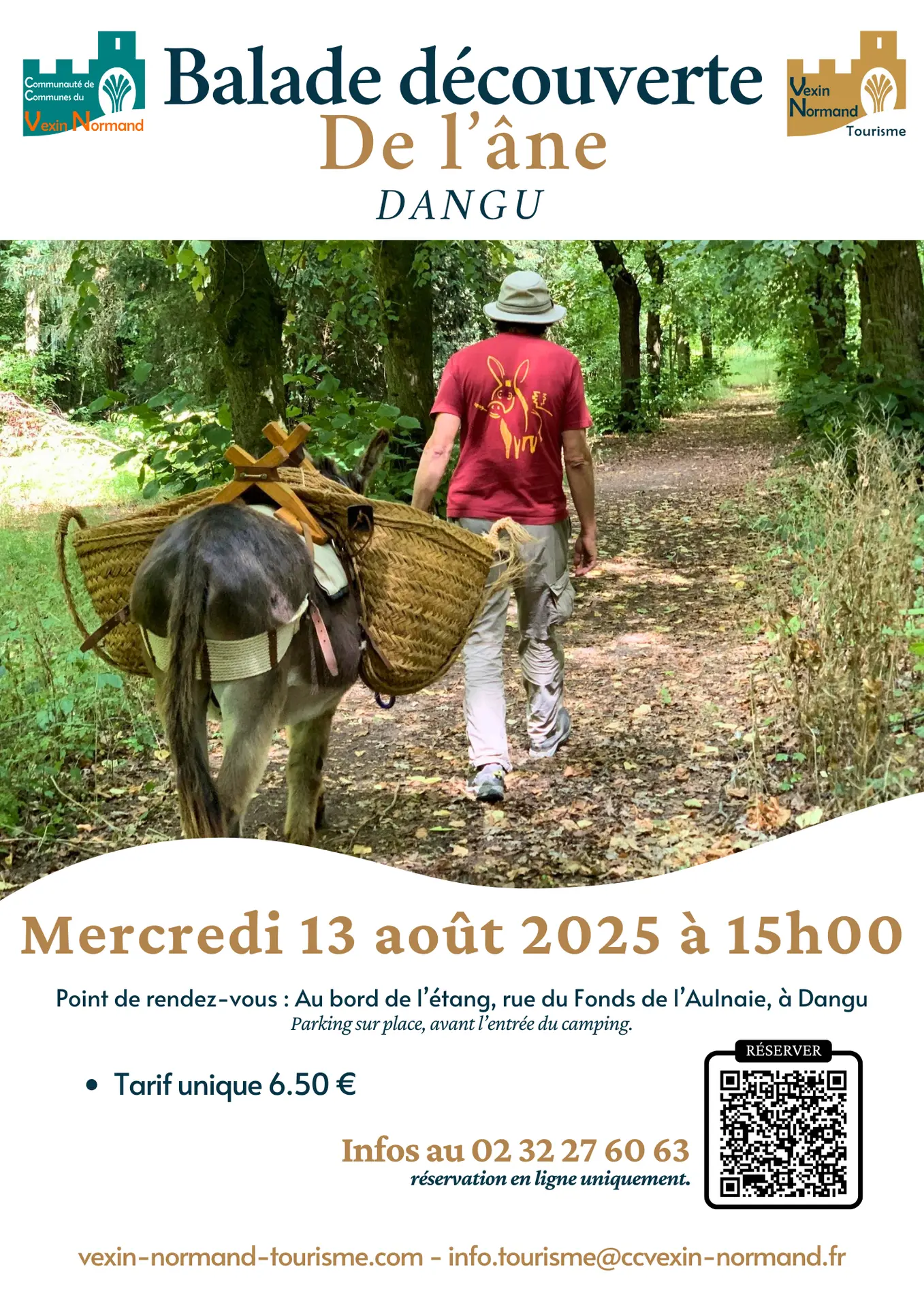 Balade découverte de l'âne Dangu 13 08 25
