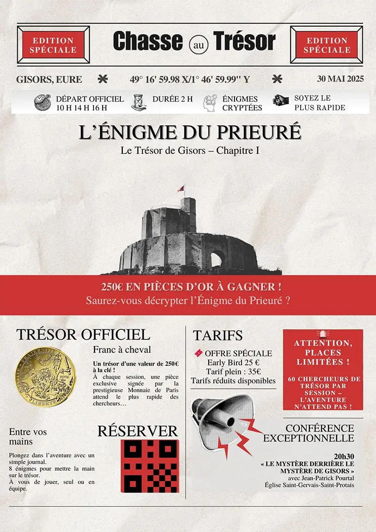 Chasse au trésor urbaine Gisors 30 05 25