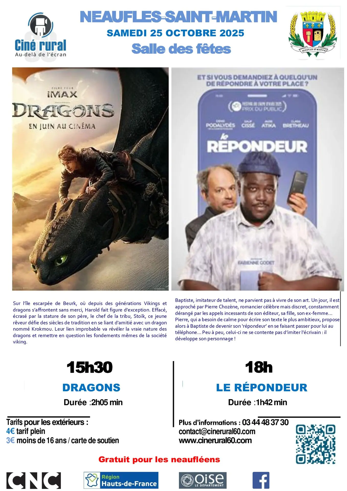 Cinéma Neaufles-Saint-Martin 25 10 25