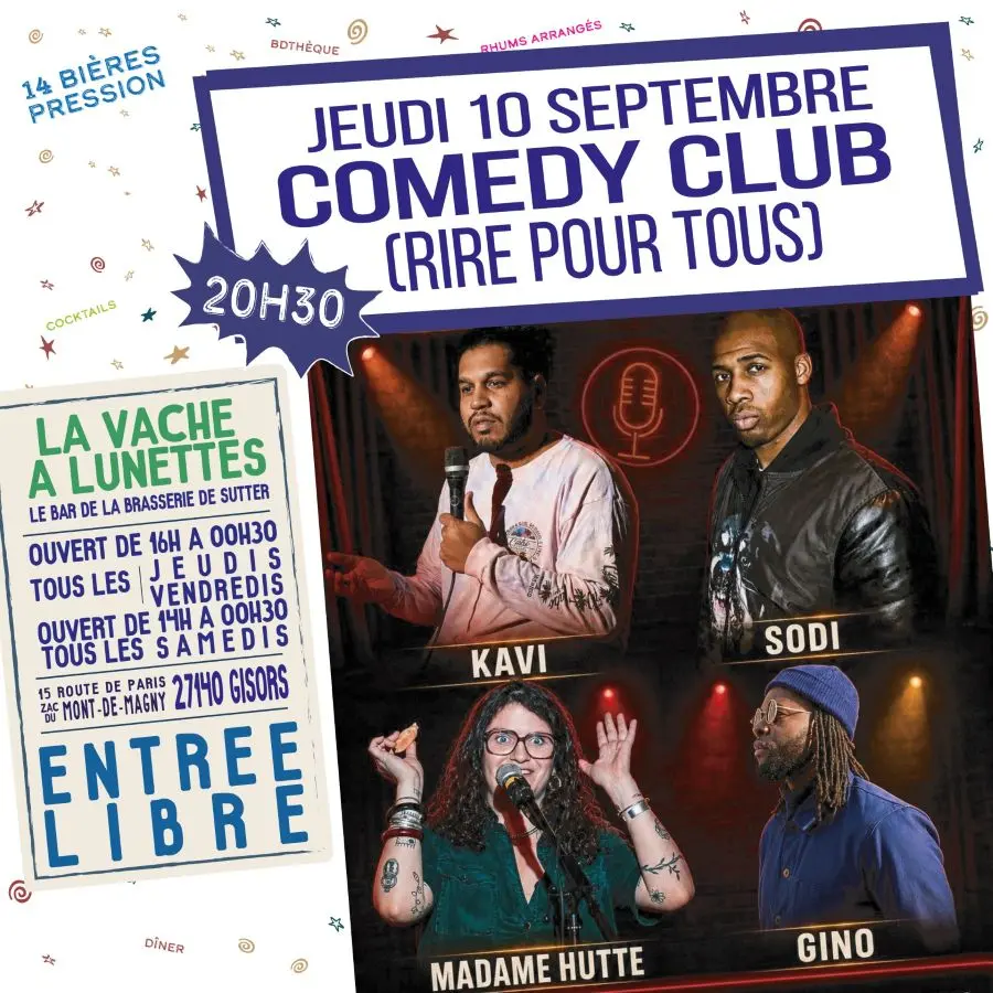 Comedy club La Vache à Lunettes 10 09 26