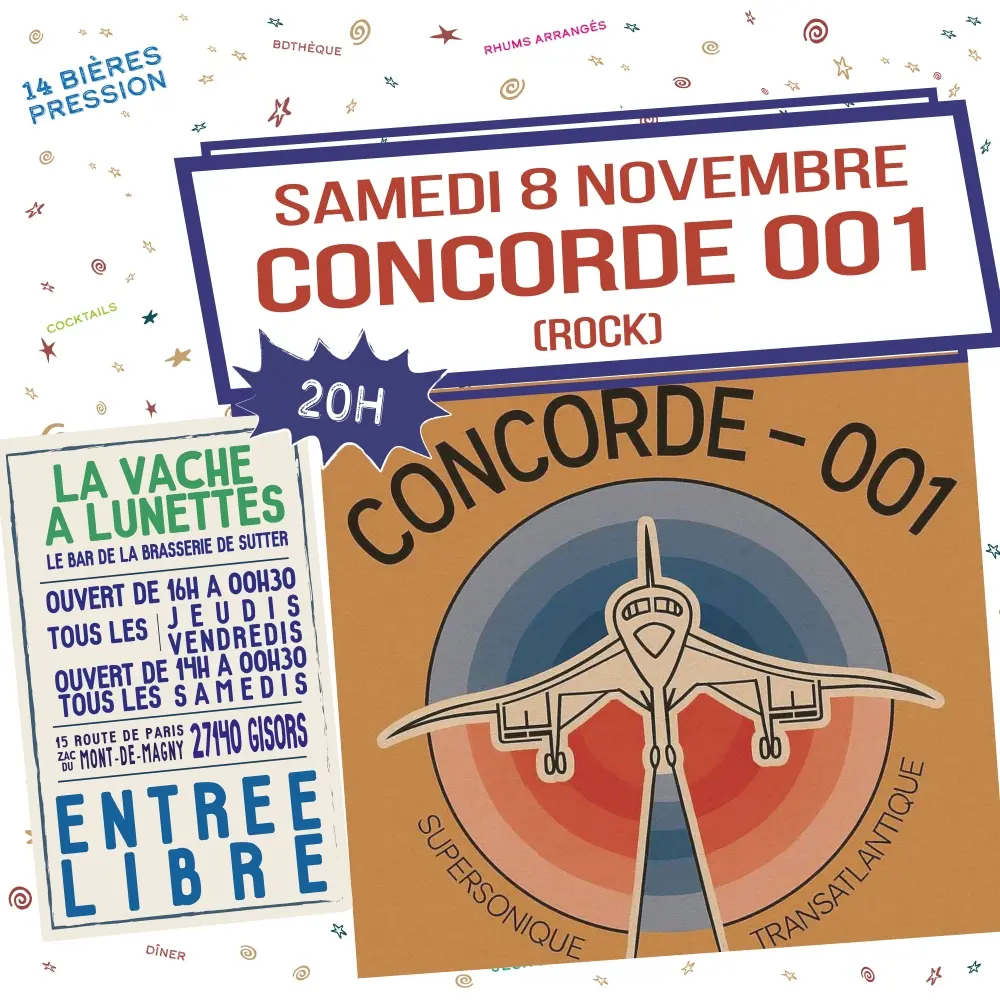 Concert Concorde 001 La Vache à Lunettes 08 11 25