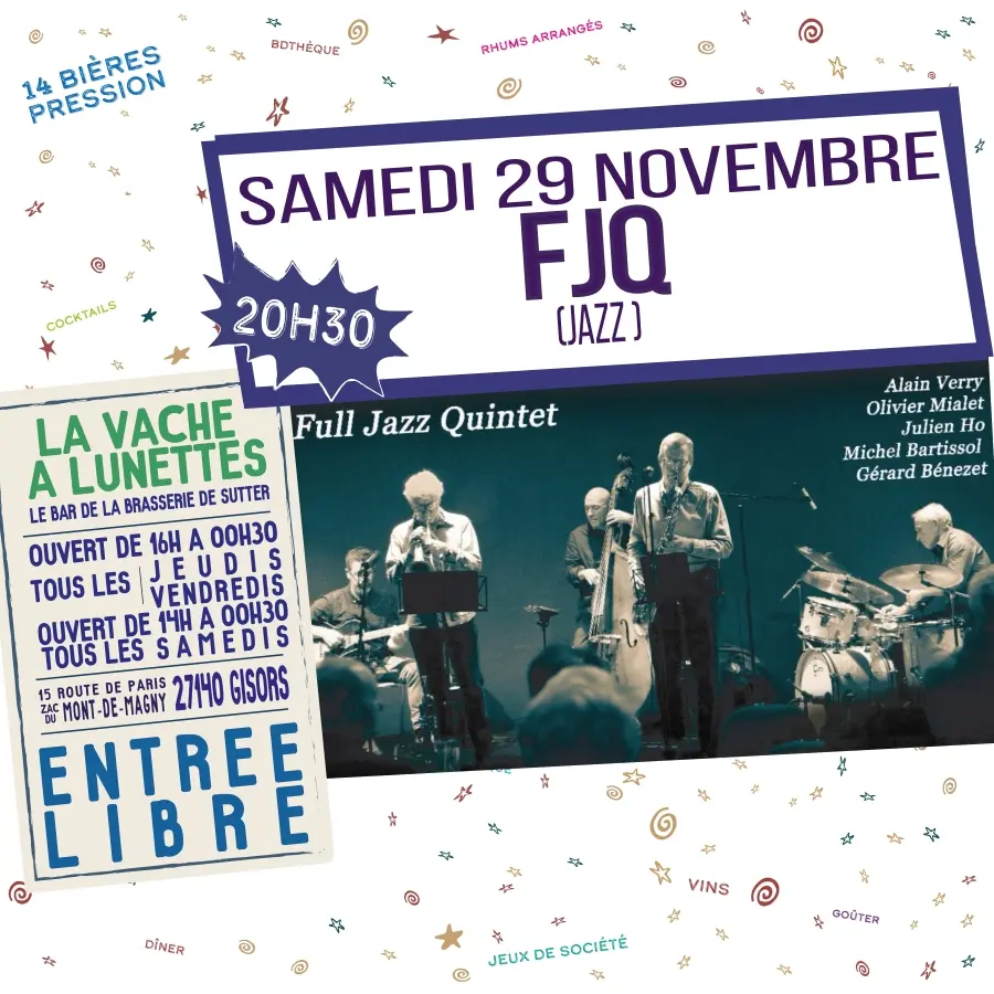 Concert FJQ La Vache à Lunettes 29 11 25