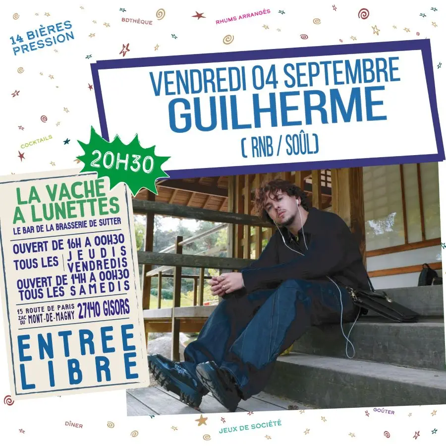 Concert Guilherme La Vache à Lunettes 04 09 26