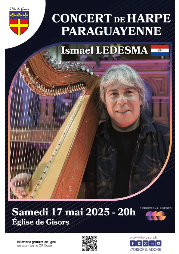 Concert de harpe Gisors 17 05 25