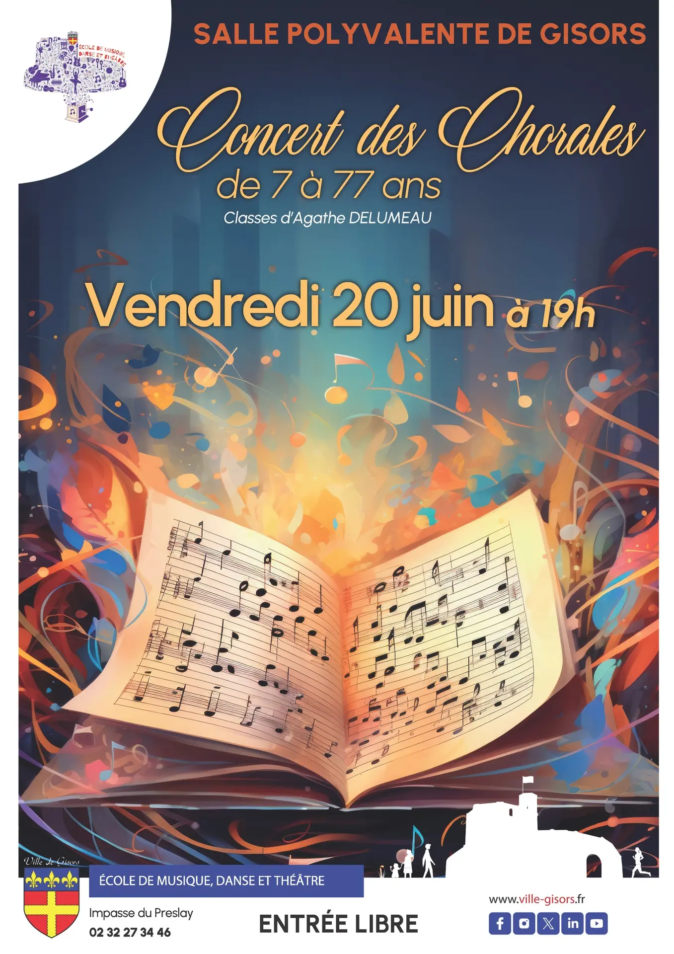 Concert des chorales Gisors 20 06 25