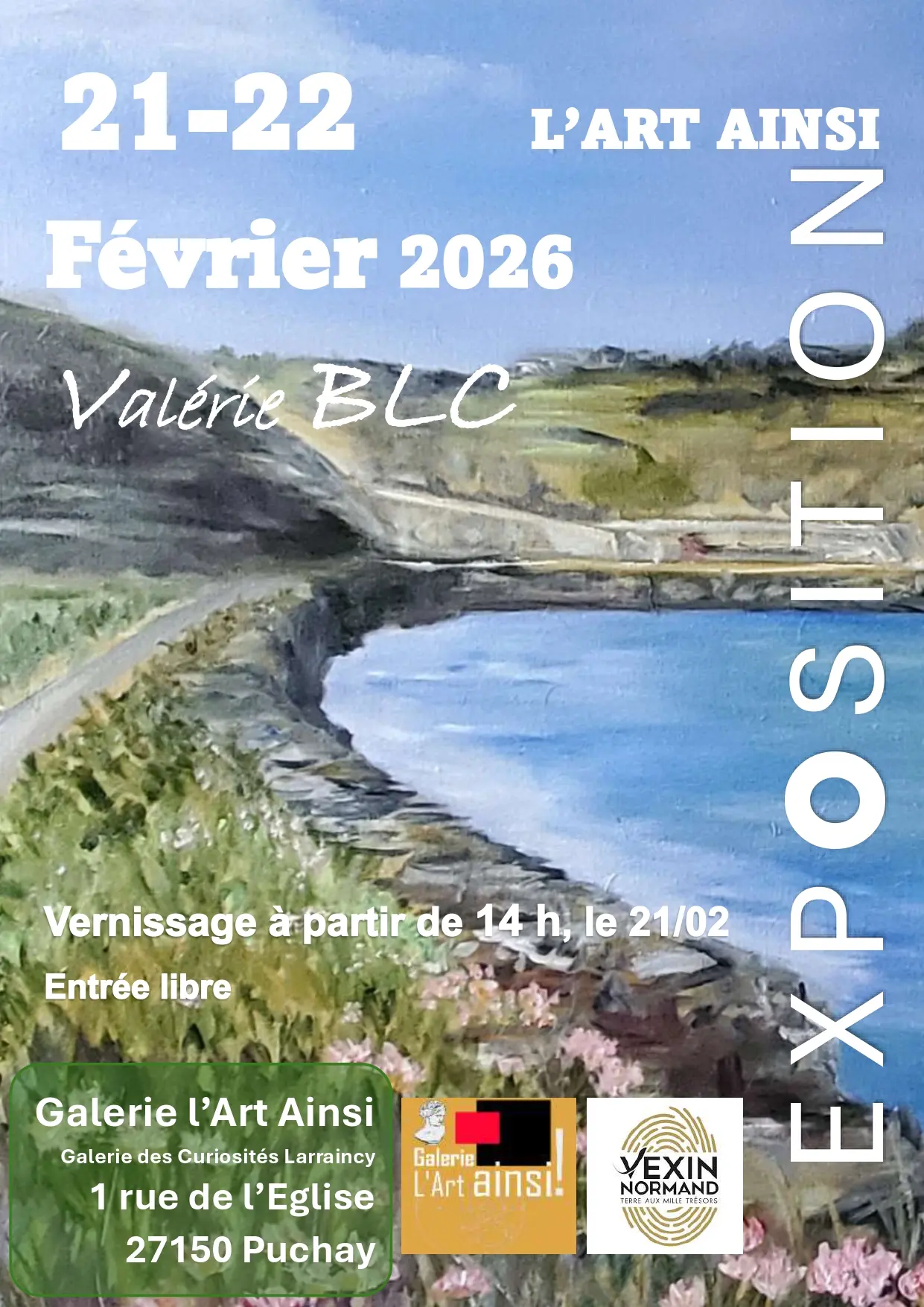 Exposition L'art ainsi Valerie BLC Puchay 21-22 02 26
