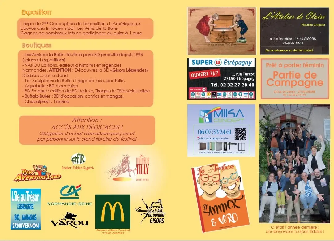Festival BD Gisors du 12 09 26 au 13 09 26 programme 2