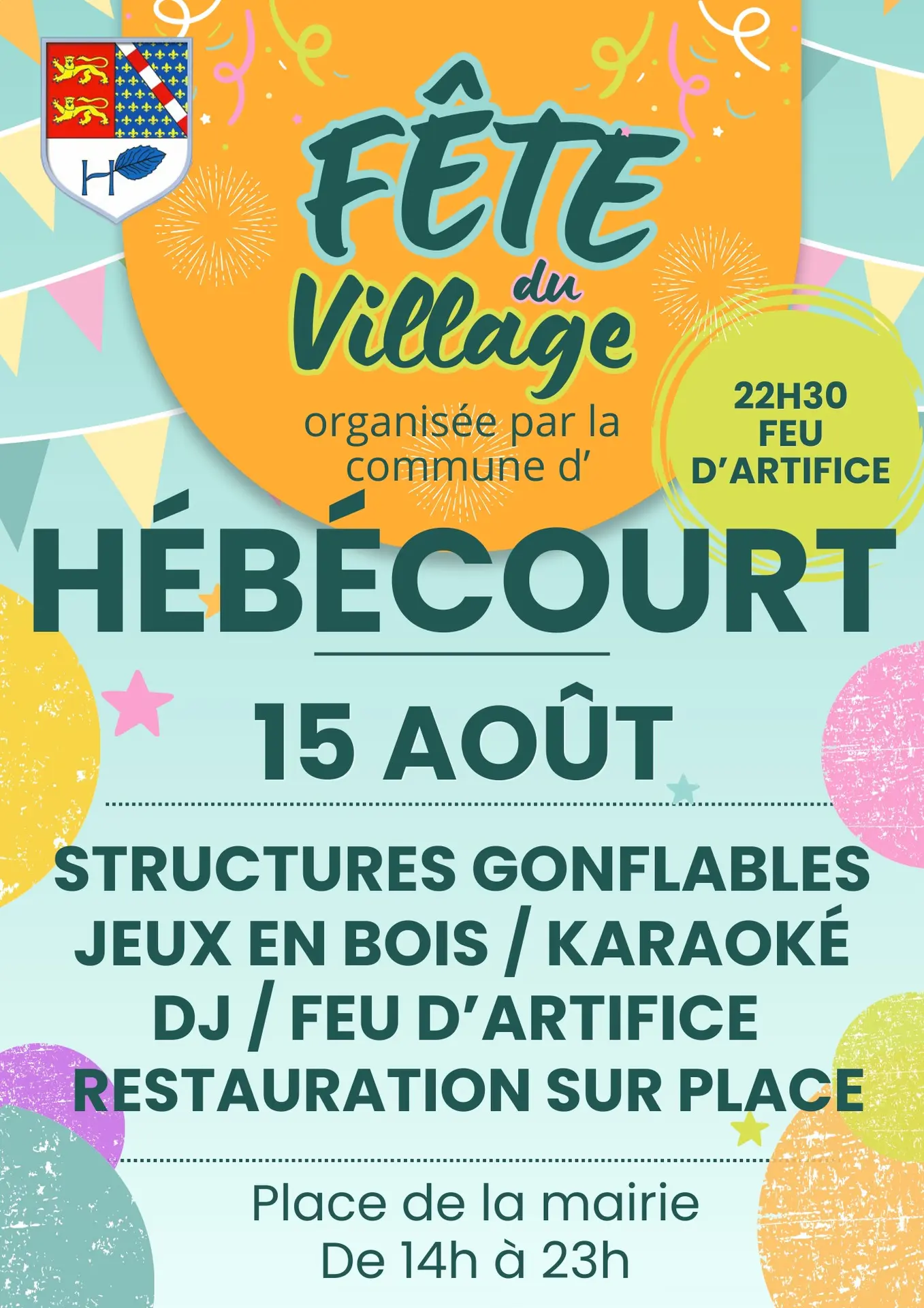 Fête du village Hébécourt 15 08 25